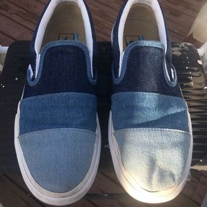 Denim Platform Vans